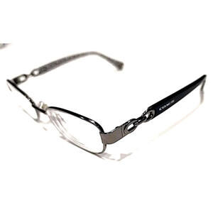 Coach Black and Silver Women's Glasses
